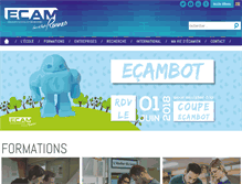 Tablet Screenshot of ecam-rennes.fr